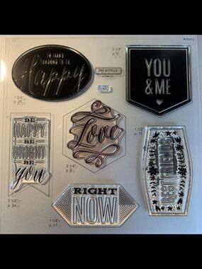 Close To My Heart Artistry Sentiment Stamp Set